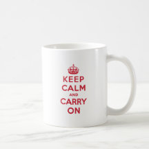 Keep Calm And Carry On Mug