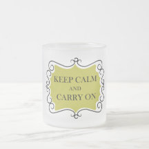 Keep Calm And Carry On Mugs