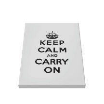 keep calm and carry on Original Canvas Prints