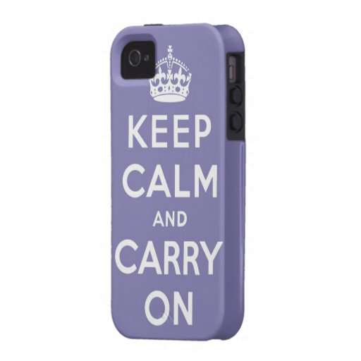 keep calm and carry on Original Case-Mate iPhone 4 Cases