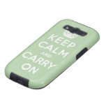 keep calm and carry on Original Samsung Galaxy S3 Case