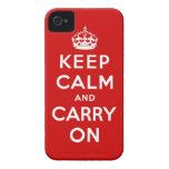 keep calm and carry on Original iPhone 4 Covers