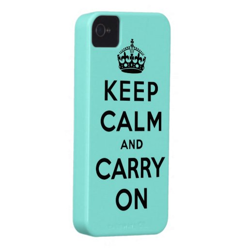 keep calm and carry on Original iPhone 4 Case-Mate Cases