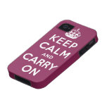 keep calm and carry on Original Case-Mate iPhone 4 Case