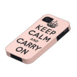 keep calm and carry on Original Vibe iPhone 4 Cases