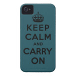 keep calm and carry on Original iPhone 4 Case-Mate Case