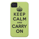 keep calm and carry on Original iPhone 4 Cover