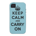 keep calm and carry on Original iPhone 4/4S Cover