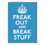 Keep Calm And Carry On Parody Card