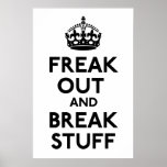 Keep Calm and Carry On Parody Print