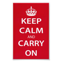 Keep Calm and Carry On Photograph
