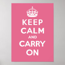 Keep Calm and Carry On_PINK Print