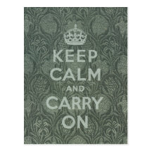 Keep Calm And Carry On Post Cards