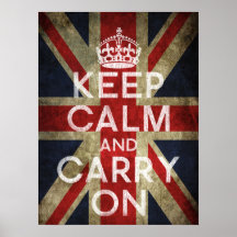 Keep Calm and Carry On Poster