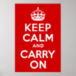 Keep Calm and Carry On Print