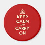 Keep Calm And Carry On Refrigerator Magnets