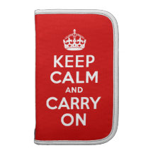 Keep Calm and Carry On Rickshaw Folio Folio Planner