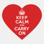 Keep Calm and Carry On Sticker