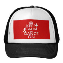 Keep Calm and Dance On (in all colours) Mesh Hat