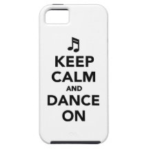 Keep calm and dance on iPhone 5 cover