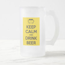 Keep Calm and Drink Beer Mugs