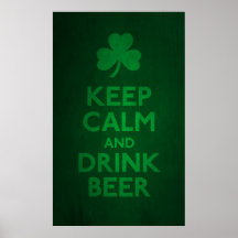 Keep Calm and Drink Beer Print