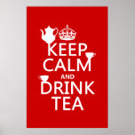 Keep Calm and Drink Tea - All Colours Print