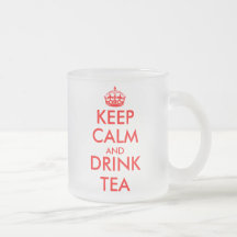Keep calm and drink tea mug | Customisable