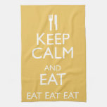 KEEP CALM AND EAT HAND TOWEL