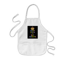 Keep Calm and Eat Sweets Apron
