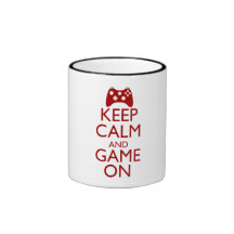 Keep Calm and Game On Coffee Mug