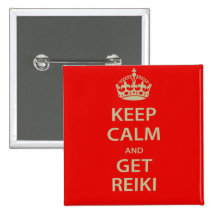 Keep Calm and Get Reiki Button