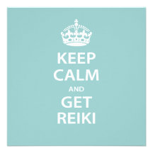 Keep Calm and Get Reiki Personalized Invite
