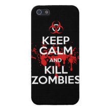 keep calm and kill zombies case for iPhone 5