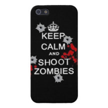 keep calm and kill zombies case for iPhone 5