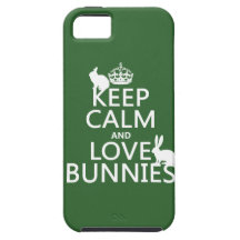 Keep Calm and Love Bunnies - all colours