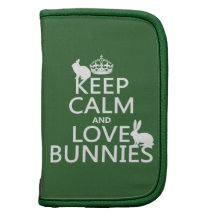Keep Calm and Love Bunnies - all colours Planner
