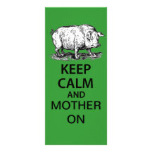 Keep Calm and Mother On Rack Cards