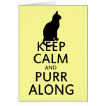 Keep Calm and PURR Along cards