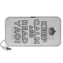 Keep Calm and Read Yaoi Travel Speakers