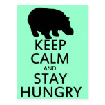 Keep Calm and Stay Hungry Post Card