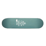 Keep Calm and Swan On - all colours Custom Skate Board