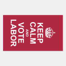 keep calm and vote labor stickers