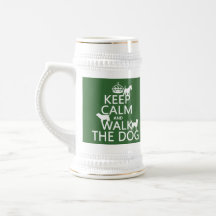 Keep Calm and Walk The Dog - all colours Mug