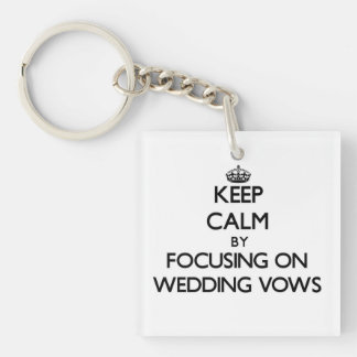 Single ring wedding vows