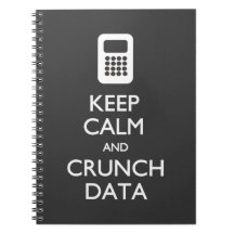 Keep Calm Crunch Data Big Data Notebook