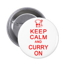 Keep Calm & Curry On button