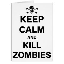 Keep Calm Greeting Card