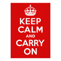 Keep Calm Invitation