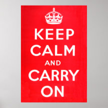 Keep Calm - National Archives Print